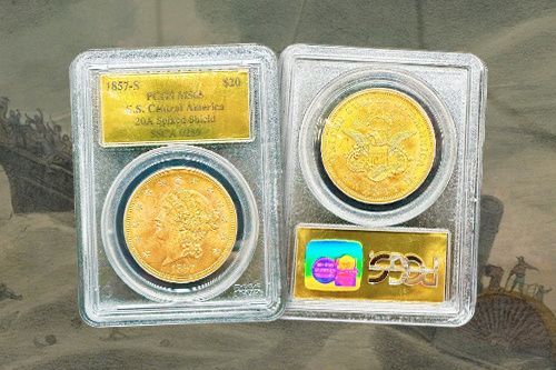 1857 Gold Coins From the S.S. Central America Shipwreck