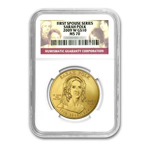 2007 $10 Jefferson's Liberty First Spouse MS70