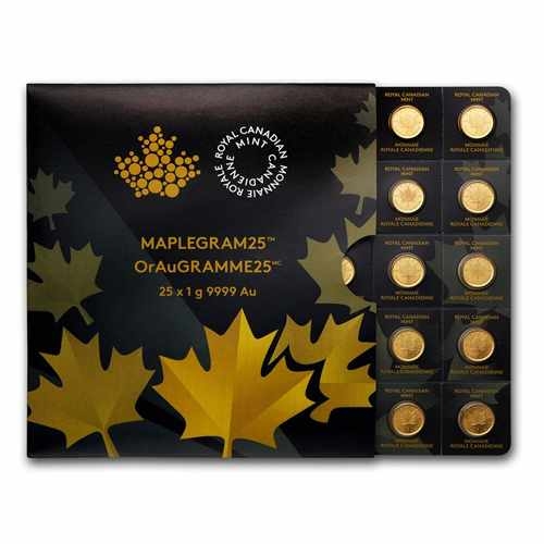  CANADIAN MINT発行 1g 金貨 メープルリーフ カナダ造幣局が最大のゴールド・メープルリーフコインを発行-PR