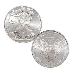 1/10 oz Silver Walking Liberty Round