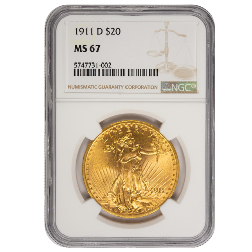$20 Saint Gaudens MS67 | Gold Coin | Buy Gold