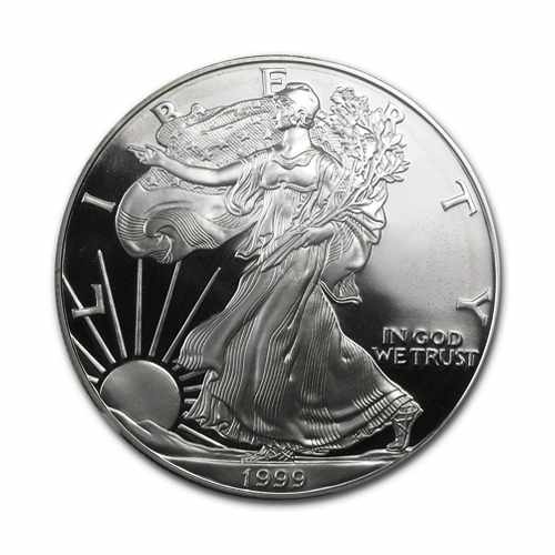 1999 $1 Silver American Eagle PF70