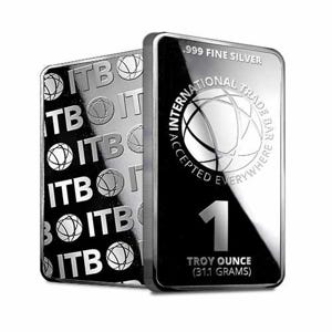 1 oz Silver International Trade Bullion (ITB) Bar