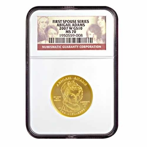 2007 Abigail Adams MS70