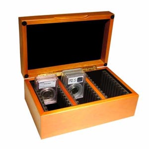 30 Coin Wood Display Box - NGC or PCGS Slabs