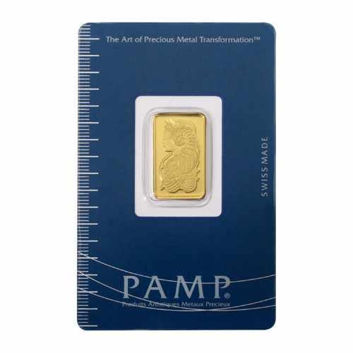 PAMP Suisse 5 gram 24 Karat Gold Bar