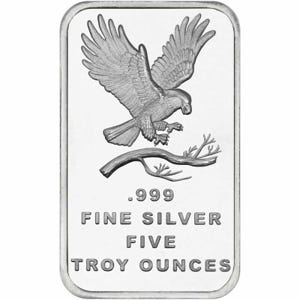 5 oz Silver Eagle Bar