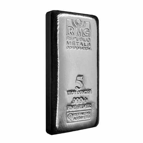 5 oz Silver Casted Republic Metals Bar