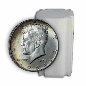 90% Silver Kennedy Half Dollar 20 Coin Roll BU
