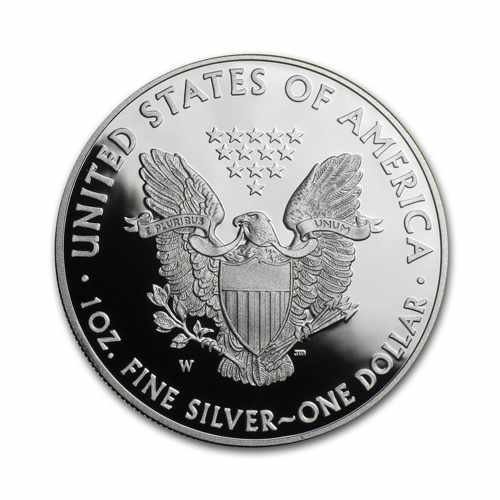 2005 $1 Silver American Eagle PF70