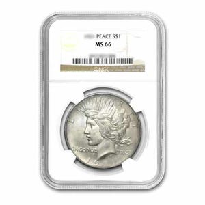 Peace Dollar MS66