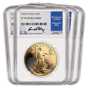 2000 Gold American Eagle SET PF70