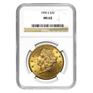 1900-S $20 Liberty NGC MS62