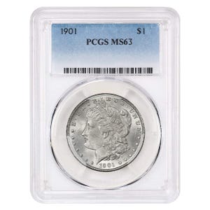1901-S $1 Morgan Silver Dollar - PCGS MS63