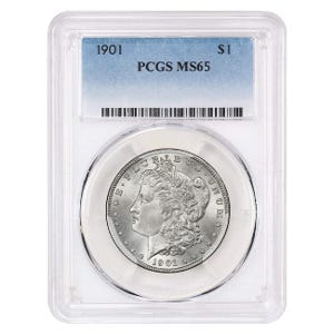 1901-S $1 Morgan Silver Dollar - PCGS MS65