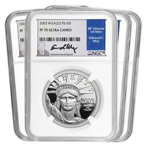 2003 Platinum Eagle SET PF70