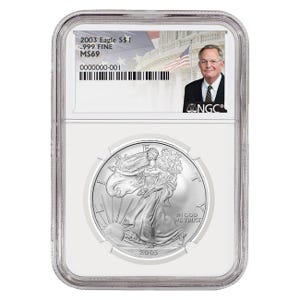 2003 $1 Silver American Eagle MS69 1