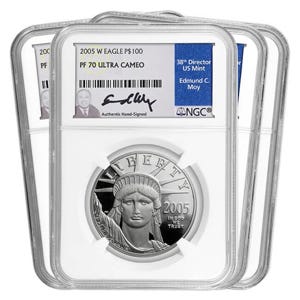 2005 Platinum Eagle SET PF70