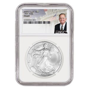 2006 $1 Silver American Eagle MS69 1