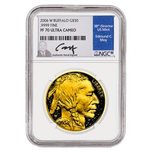 2006 $50 Gold American Buffalo PF70