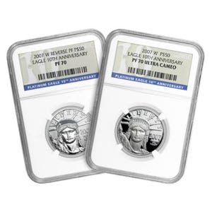 2007 Platinum Anniversary Set PF70