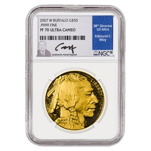 2007 $50 Gold American Buffalo PF70
