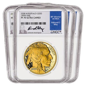 2008 Gold American Buffalo SET PF70