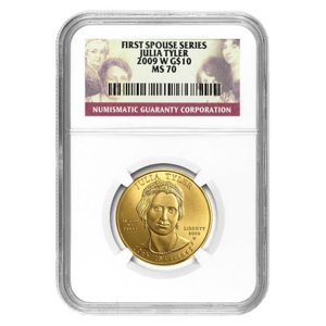 2009 Julia Tyler First Spouse MS70