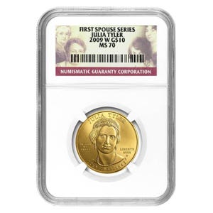 2009 Julia Tyler First Spouse MS70