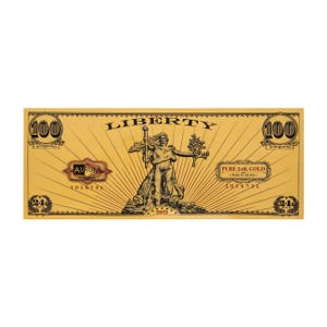 1/10 gram Gold Lady Liberty Aurum Note