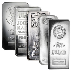 100 oz Silver Bar (Hallmark Varies)