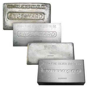100 oz Silver Engelhard Bar