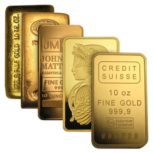 10 oz Gold Bar (Storage Only)
