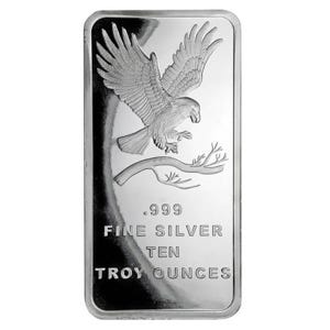 10 oz Silver Eagle Bar