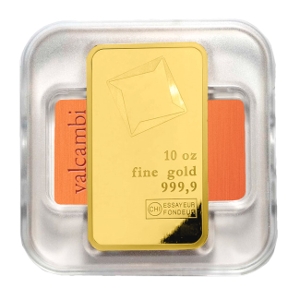 10 oz Gold Valcambi Bar