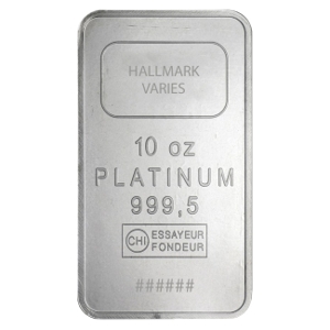 10 OZ PLATINUM BAR