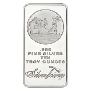 10 oz SilverTowne Prospector Silver Bar