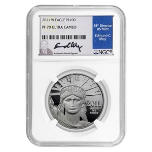 2011 Platinum Eagle PF70