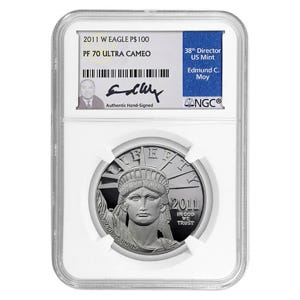 2011 Platinum Eagle PF70