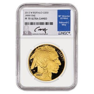 2013 $50 Gold American Buffalo PF70