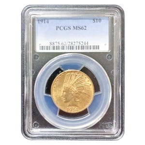 1914 $10 Indian Gold Eagle PCGS MS62   