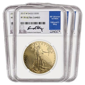 2015 Gold American Eagle Set PF70