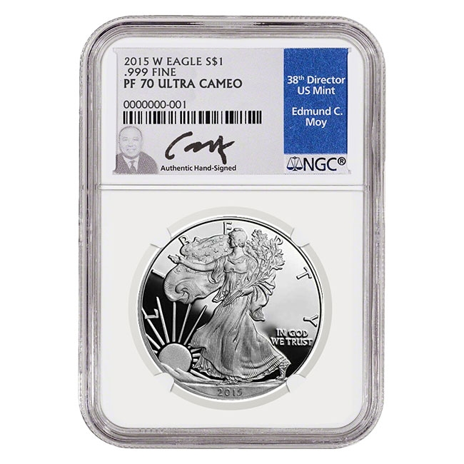 2015年イギリス ブリタニア 1ポンド NGC PF70ULTRA CAMEO 2015 $1 Silver American Eagle PF70