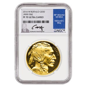 2016 $50 Gold American Buffalo PF70
