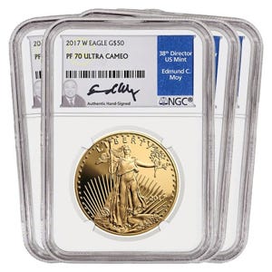 2017 Gold American Eagle Set PF70