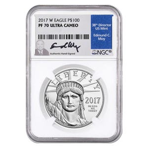 2017 Platinum American Eagle PF70