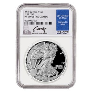 2017 Silver American Eagle PF70