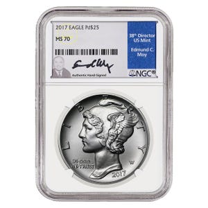 2017 Palladium American Eagle MS70 Coin