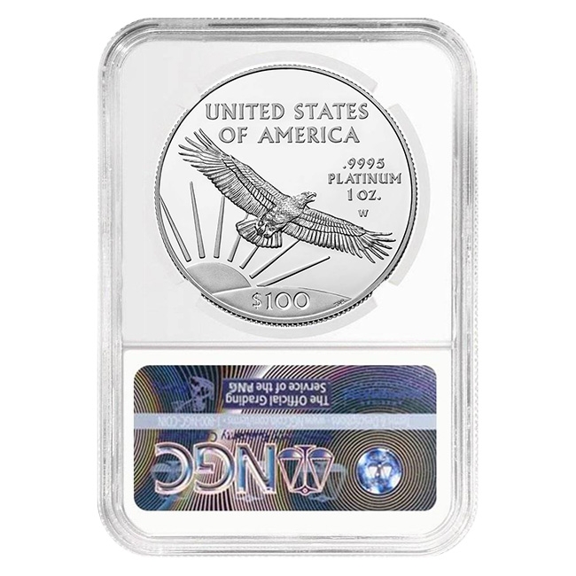 2017 $100 Platinum American Eagle PF70