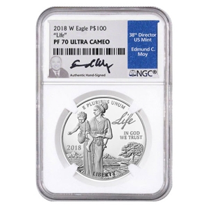 2018 1 oz Platinum American Eagle Proof 70 Coin